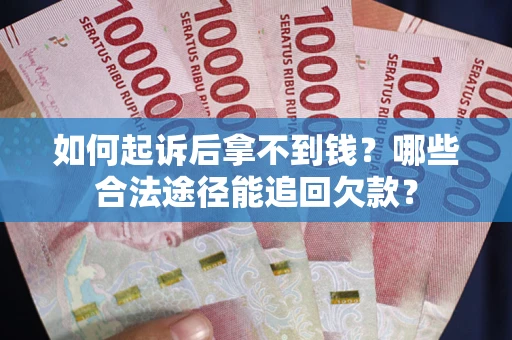 武汉如何起诉后拿不到钱？哪些合法途径能追回欠款？