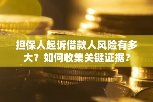 武汉担保人起诉借款人风险有多大？如何收集关键证据？