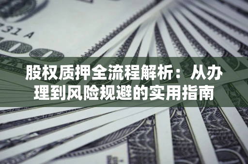 武汉股权质押全流程解析：从办理到风险规避的实用指南