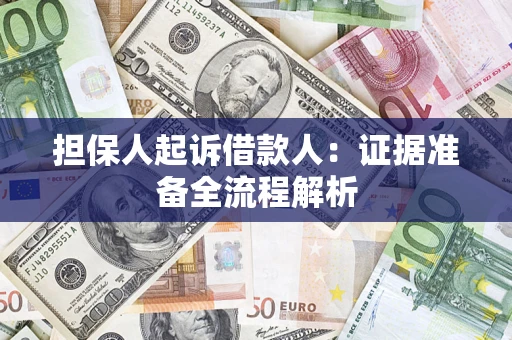 武汉担保人起诉借款人：证据准备全流程解析
