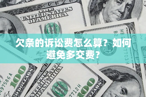 武汉欠条的诉讼费怎么算？如何避免多交费？