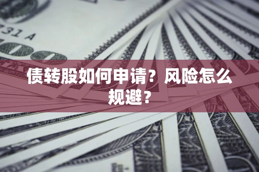 武汉债转股如何申请？风险怎么规避？